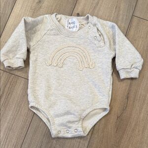 Cream Rainbow Kids One Piece